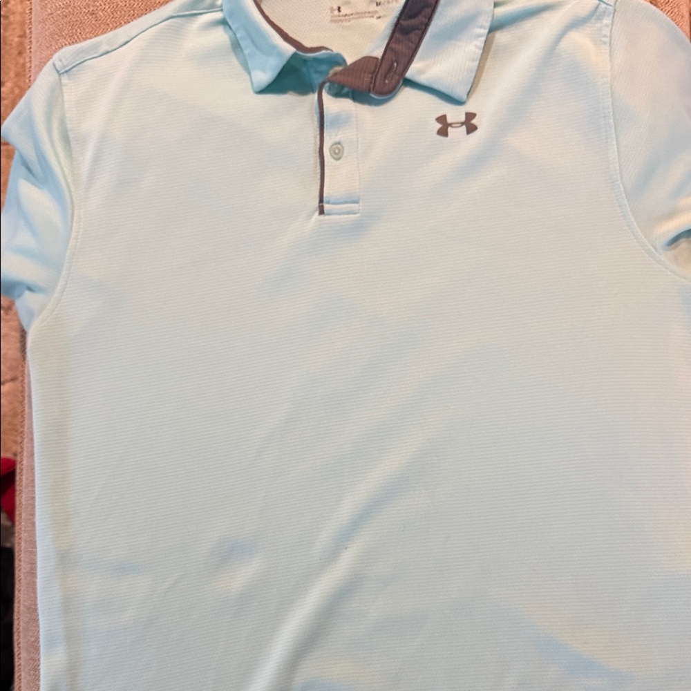 Under Armour Men's Sky Blue Polo Shirt
